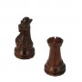 Classic Rosewood Staunton chesspieces finished by hand with double plumbing