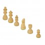 Classic Staunton chess pieces in rosewood