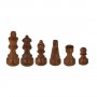 Classic Staunton chess pieces in rosewood