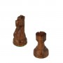 Classic Staunton chess pieces in rosewood