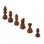 Classic Staunton chess pieces in rosewood