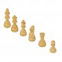 Classic Staunton chess pieces in rosewood