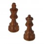 Classic Staunton chess pieces in rosewood