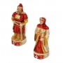 Chess pieces Maritime Republics of Italy in hand painted alabaster and resin