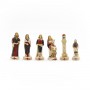 Chess pieces Maritime Republics of Italy in hand painted alabaster and resin