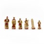 Chess pieces Maritime Republics of Italy in hand painted alabaster and resin