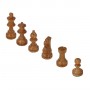 Classic Staunton chess pieces in rosewood