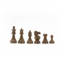 Classic Staunton chess pieces in rosewood