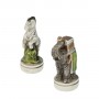 Chess pieces The Animal World in alabaster and resin painted by hand