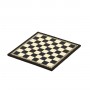 Chess Board Leatherette ivory and blu inserted by hand