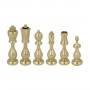 Classics Staunton chess pieces model metal zama with arabesque surface finished by hand