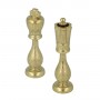 Classics Staunton chess pieces model metal zama with arabesque surface finished by hand