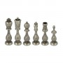 Classics Staunton chess pieces model metal zama with arabesque surface finished by hand