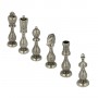 Classics Staunton chess pieces model metal zama with arabesque surface finished by hand