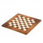 Chessboard in elm root natural polished