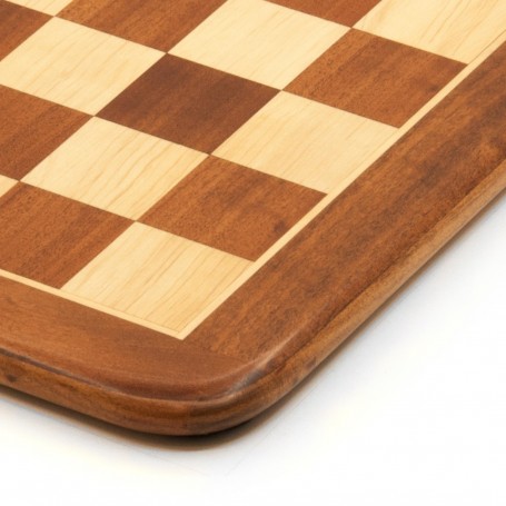 Chessboard rosewood and maple, inlaid