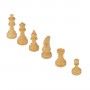 Classic Staunton chess pieces in rosewood