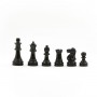 Chess pieces in white and black lacquered wood