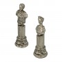 Imperial Rome chess pieces in hand-crafted zamak metal