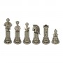 Imperial Rome chess pieces in hand-crafted zamak metal