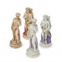 Chess pieces Florence and its monuments in alabaster and resin painted by hand.