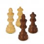 Classic Staunton chess pieces in rosewood