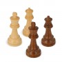 Classic Staunton chess pieces in rosewood