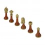 Classic chess pieces Staunton model Zama metal and maple wood, hand finished.