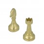 Classics Staunton chess pieces model metal zama with arabesque surface finished by hand.