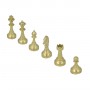 Classics Staunton chess pieces model metal zama with arabesque surface finished by hand.