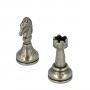 Classics Staunton chess pieces model metal zama with arabesque surface finished by hand.