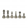 Classics Staunton chess pieces model metal zama with arabesque surface finished by hand.