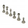 Classics Staunton chess pieces model metal zama with arabesque surface finished by hand.