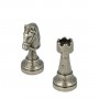 Classics Staunton chess pieces model metal zama with arabesque surface finished by hand.