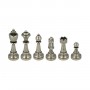 Classics Staunton chess pieces model metal zama with arabesque surface finished by hand.