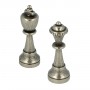 Classics Staunton chess pieces model metal zama with arabesque surface finished by hand.