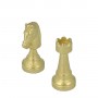 Classics Staunton chess pieces model metal zama with arabesque surface finished by hand.