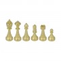 Classics Staunton chess pieces model metal zama with arabesque surface finished by hand.