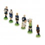 Chess pieces Football (Soccer) Teams in hand-painted  alabaster and resin