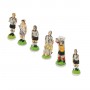 Chess pieces Football (Soccer) Teams in hand-painted  alabaster and resin