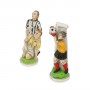 Chess pieces Football (Soccer) Teams in hand-painted  alabaster and resin