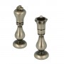 Classic chess pieces model Staunton in full brass metal turned and finished by hand