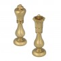 Classic chess pieces model Staunton in full brass metal turned and finished by hand